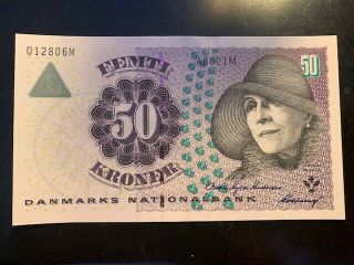 Ef 2002 Denmark 50 Kroner Note,  Pick 55e