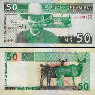 Namibia 50 Dollars,  2003,  Unc,  P - 8