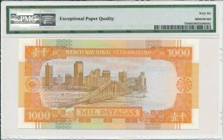 Banco Nacional Ultramarino Macau 1000 Patacas 1999 PMG 66EPQ 2