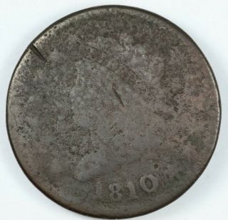 1810 Classic Head Large Cent 1c