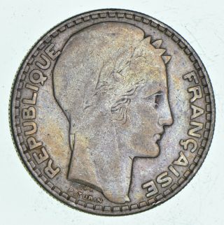 Silver - World Coin - 1929 - France - 20 Francs - 19.  7g - World Silver Coin 222