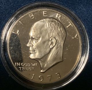 1973 S $1 Eisenhower Dollar Clad 4