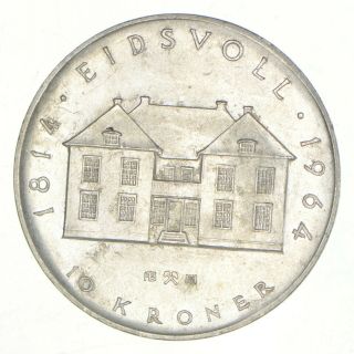 Silver - World Coin - 1964 Sweden 10 Kroner - 20g - World Silver Coin 836