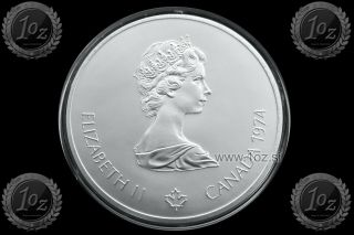 CANADA 10 DOLLARS 1974 (MONTREAL WORLD MAP) SILVER Commem.  coin ERROR / MULE 2