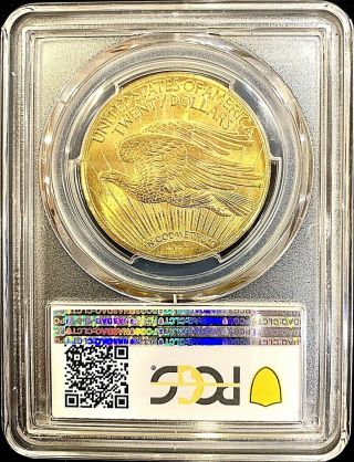 1927 $20 American Gold Eagle Saint Gaudens MS64 PCGS Lustrous Slab & Coin 2