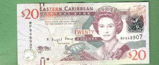 Eastern Caribbean - 20 Dollars Nd (2012)