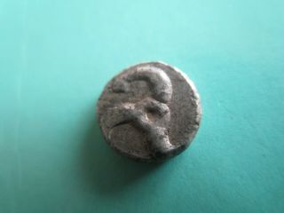 Ancient East Celic Silver Coin.  Danubie Region.  Triskeles