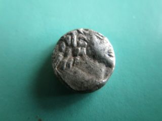 Ancient East Celic silver coin.  Danubie region.  Triskeles 2