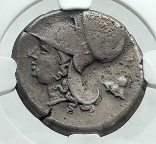 Corinth Authentic Ancient Silver Greek Stater Coin W Athena & Pegasus Ngc I78071