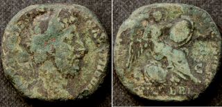 Commodus - Sestertius,  Rev.  Victory (scarce Type)