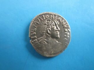 Maiorianus (457 - 461).  Silver Half Siliqua.  Barbarian.  Victoria.  High Silver
