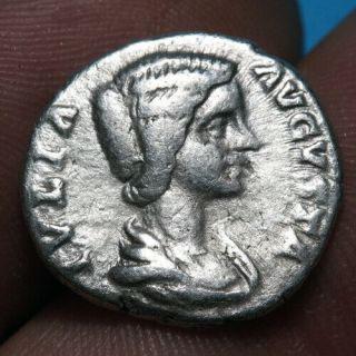 Roman Coin Silver Denarius Julia Domna Rome 194 - 217 Ad - Venvs Felix