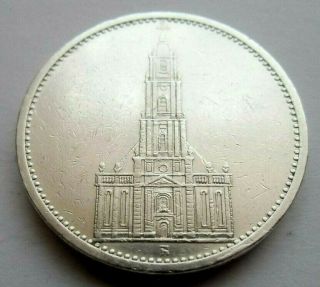 (305) Xxrare German Silver Coin 5 Reichsmark 1934 A