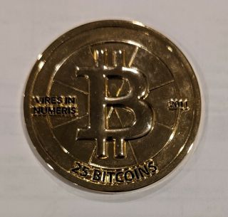 2011 25 Btc Casascius Coin Token (redeemed)