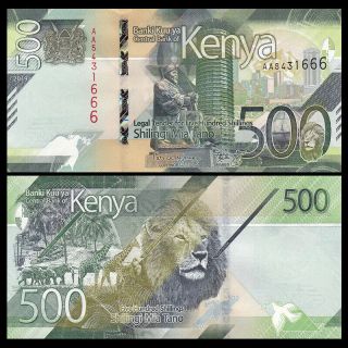 Kenya 500 Shillings,  2019,  P -,  Unc