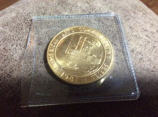 U.  S.  1981 1 oz Gold Commemorative Arts Medal Mark Twain 2