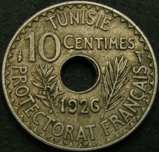 Tunisia 10 Centimes 1926 - Vf - 3079 ¤