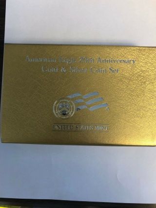 2006 American Eagle 20th Anniversary Gold & Silver Set Box 3