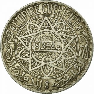 [ 687893] Coin,  Morocco,  Mohammed V,  10 Francs,  Ah 1352/1933,  Paris,  Ef (40 - 45)
