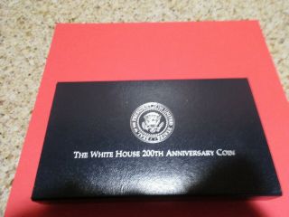 1992 White House 200th Anniversary Proof Silver Dollar W