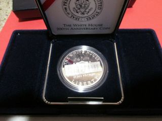 1992 WHITE HOUSE 200TH ANNIVERSARY PROOF SILVER DOLLAR W 2