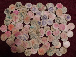 (130, ) Wooden Nickels - Mostly Orleans Themed - I.  E.  Mardi Gras -