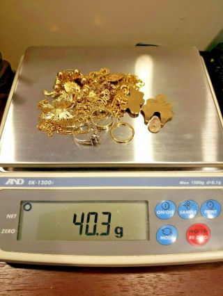 40.  3 Gram Of 14k Scrap Gold.  All And Marked.  Only 92 Of Melt