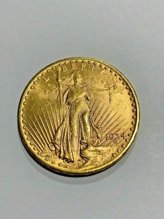 1924 $20 Saint - Gaudens 1oz $1532 Gold Double Eagle Ms,  1oz Gold Coin