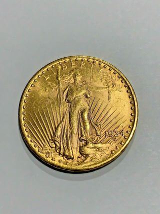 1924 $20 Saint - Gaudens 1oz $1532 Gold Double Eagle MS,  1oz Gold Coin 2