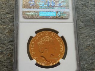 2016 1 oz Queen ' s Beast The Lion NGC MS70 Gold Coin Early Release 2