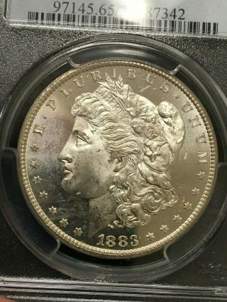 1883 - CC $1 Morgan Silver Dollar PCGS MS65 DMPL 5