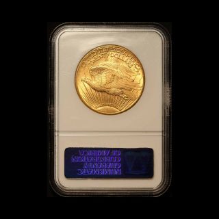 1911 - S $20 Gold St.  Gaudens Double Eagle NGC MS 62 - USA 2