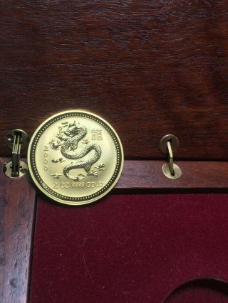 2000 2oz Gold Year of the Dragon Lunar Coin (Series 1) 3