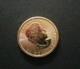 1 Oz Gold Canadian Maple Leaf 2015 - Brilliant Uncirculated - Great Coin