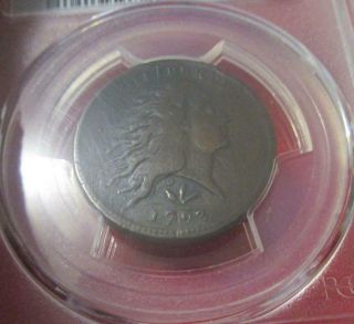 1793 Wreath Cent.  Vine and Bars Edge.  PCGS Fine Details.  Great Looking Coin MF 4