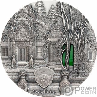 TIFFANY ART Angkor 1 Kg Kilo Silver Coin 50$ Palau 2019 2