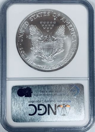 1997 $1 American Silver Eagle NGC MS70 1857270 - 007 2