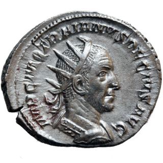 Roman Coin Trajan Decius,  249 - 251.  Silver Antoninianus Rome,  249 - 250