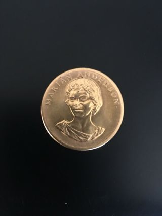 1980 American Arts Gold Commemorative 1/2 Oz Gold Marian Anderson Medallion