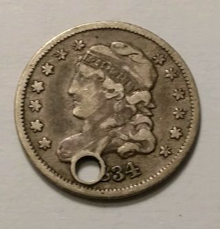 1834 Capped Bust Half Dime 3327