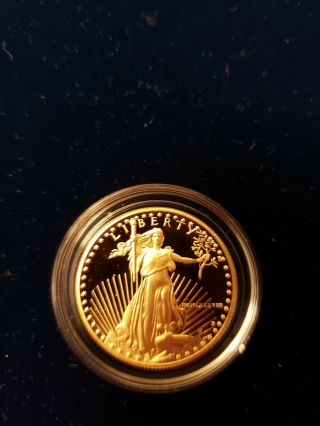 1988 AMERICAN EAGLE GOLD BULLION 4 - COIN PROOF SET IN CASE WITH 6