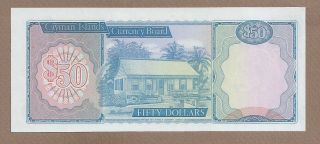 CAYMAN ISLANDS: 50 Dollars Banknote,  (UNC),  P - 10a,  1974, 2