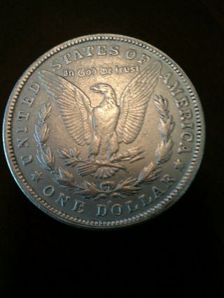 1896 - O Morgan Silver Dollar.  AU COIN Low Mintage Coin 4.  9M (175) 2