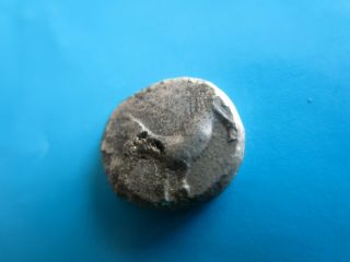 Ancint Celtic Silver Coin.  Celtic Horse/five Points