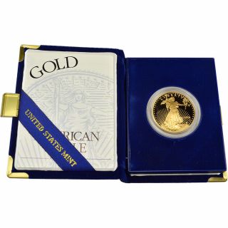 1996 - W American Gold Eagle Proof 1 Oz $50 In Ogp