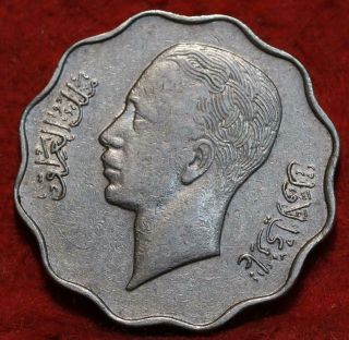 1939 Iraq 4 Fils Clad Foreign Coin