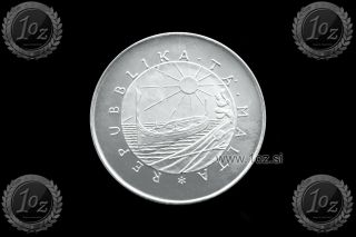 MALTA 2 LIRI 1976 (GUZE ELLUL MERCER) SILVER Commemorative Coin (KM 40) aUNC 2