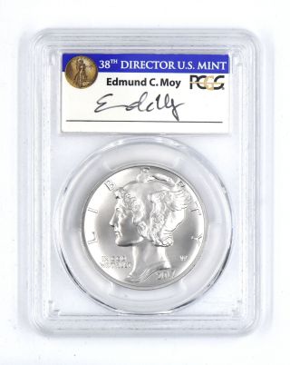 2017 $25 Palladium Eagle Pcgs Ms70 Edmund Moy First Day Issue Collectible Coin