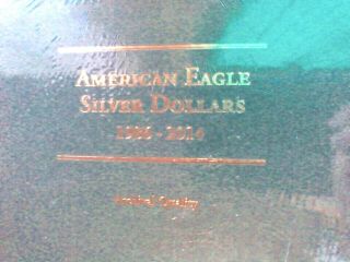 1986 To 2014 Silver Eagle Complete Coin Set In A Littleton Coin Album W/dust Cov