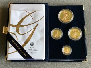 2004 American Eagle Gold Bullion Four Coin Proof Set